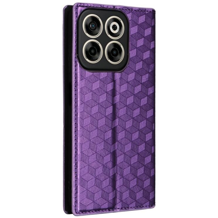 Чехол Deexe Rhombus Book для ZTE Nubia V70 - Purple: фото 7 из 7