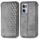 Чехол Deexe Rhombus Wallet для OnePlus Nord CE 2 - Grey (297130H). Фото 1 из 8