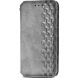 Чехол Deexe Rhombus Wallet для OnePlus Nord CE 2 - Grey (297130H). Фото 4 из 8