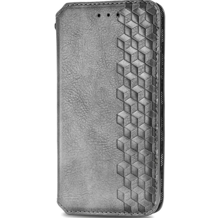 Чехол Deexe Rhombus Wallet для OnePlus Nord CE 2 - Grey: фото 4 из 8
