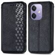Чохол Deexe Rhombus Wallet для OPPO A3x / A3 / A40m - Black (365326B)