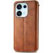 Чехол Deexe Rhombus Wallet для OPPO Reno 16 / 16 Pro - Brown (413215Z). Фото 5 из 12