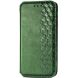Чехол Deexe Rhombus Wallet для Realme GT 6 - Green (357810G). Фото 4 из 7
