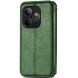 Чехол Deexe Rhombus Wallet для Realme GT 6 - Green (357810G). Фото 5 из 7