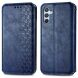 Чехол Deexe Rhombus Wallet для Samsung Galaxy A36 (A366) / A56 (A566) - Blue (372042L). Фото 1 из 9