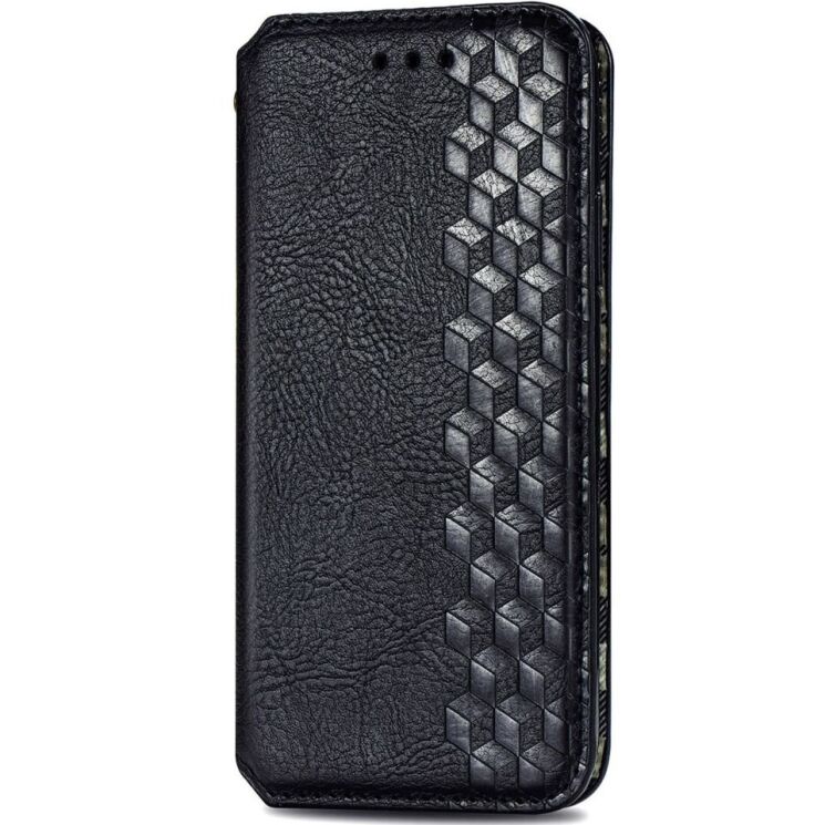 Чехол Deexe Rhombus Wallet для VIVO Y33s / Y21 / Y21s - Black: фото 4 из 8