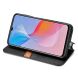 Чехол Deexe Rhombus Wallet для VIVO Y33s / Y21 / Y21s - Black (290239B). Фото 3 из 8