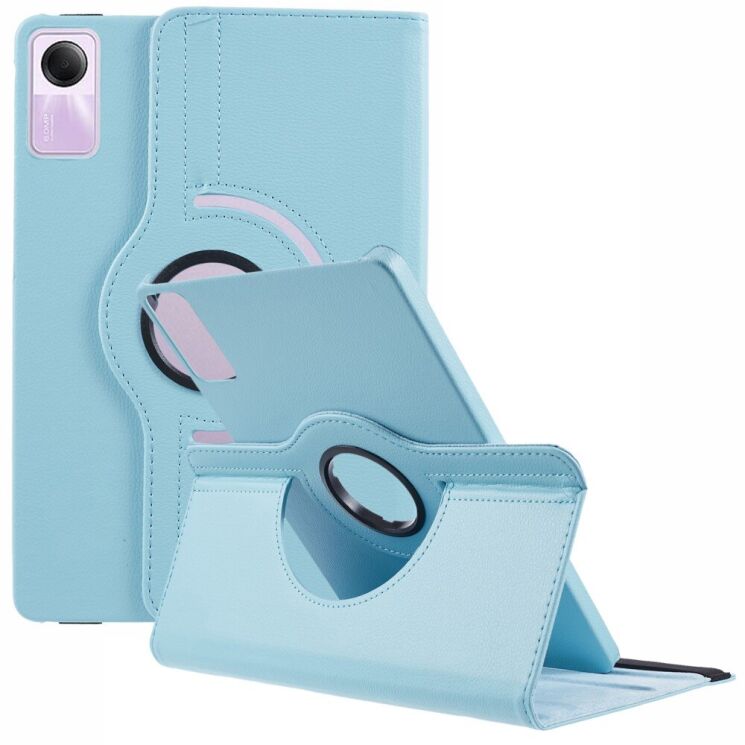Чехол Deexe Rotation для Xiaomi Redmi Pad SE - Baby Blue: фото 1 из 9