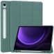 Чохол Deexe Smart Case для Samsung Galaxy Tab S9 FE (X510/516) / Tab S10 FE (X520/526) - Blackish Green (338930DG). Фото 1 з 10