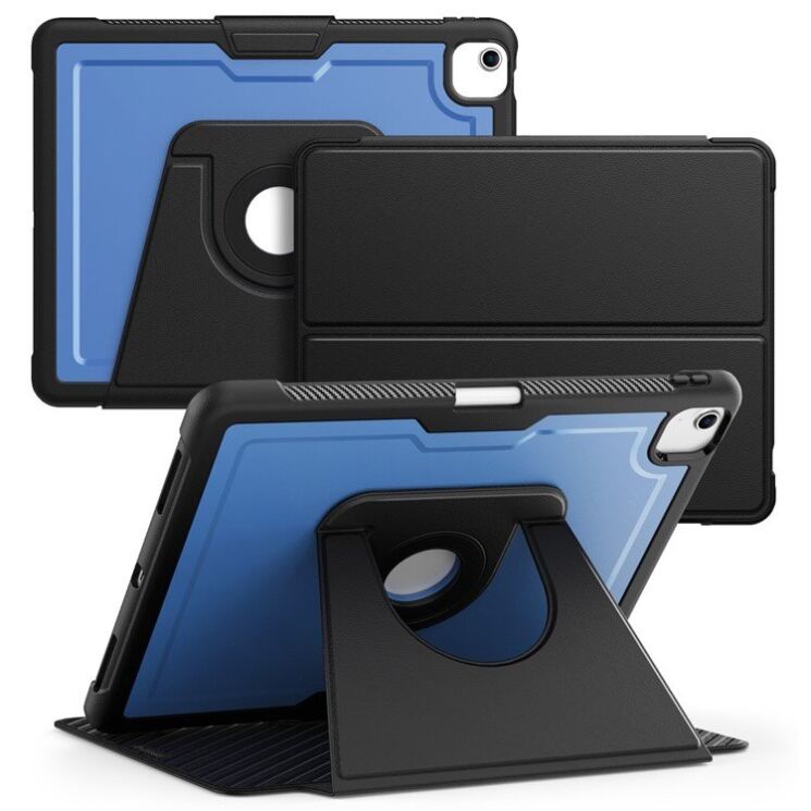 Чехол Deexe Urban Rotary для Apple iPad Air 13 M3/M2 (2025/2024) / iPad Pro 12.9 (2020/2021/2022) - Blue: фото 1 из 11