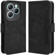 Чехол Deexe Wallet Stand для Infinix Hot 40 / 40 Pro - Black (344703B)