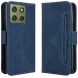Чохол-книжка з кишеньками Deexe Wallet Stand для Motorola Edge 70 - Blue (402102L). Фото 1 з 15