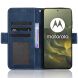 Чохол-книжка з кишеньками Deexe Wallet Stand для Motorola Edge 70 - Blue (402102L). Фото 5 з 15