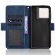 Чохол-книжка з кишеньками Deexe Wallet Stand для Motorola Edge 70 - Blue (402102L). Фото 4 з 15