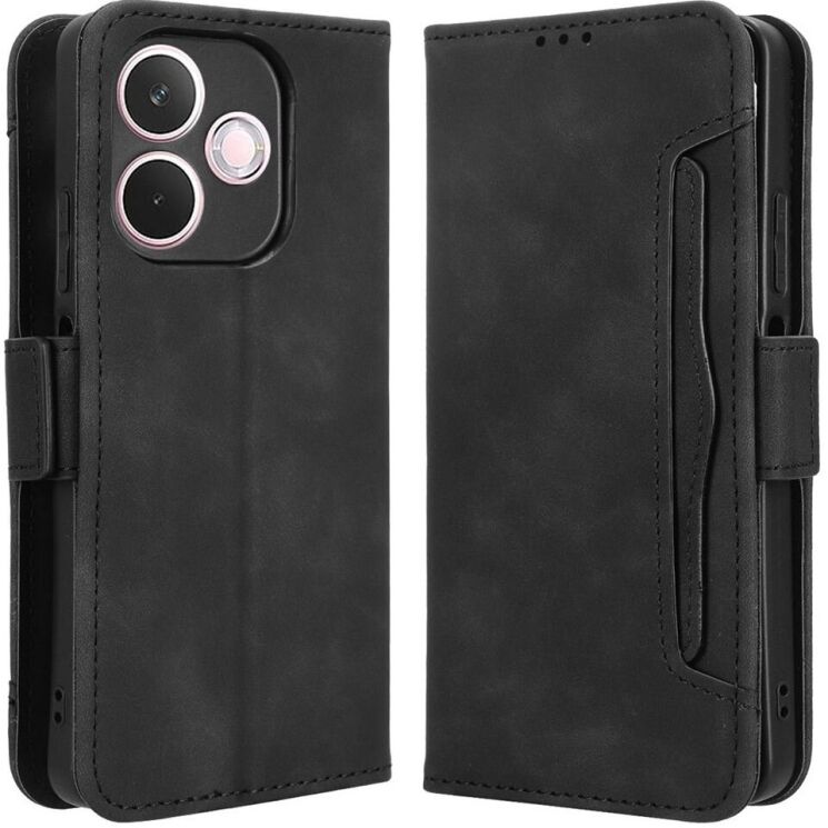 Чехол Deexe Wallet Stand для Oppo A5 Pro (4G/5G) - Black: фото 1 из 7