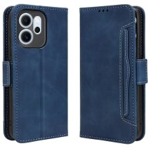 Чохол Deexe Wallet Stand для OPPO Reno 14 F/FS - Blue: фото 1 з 15