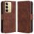 Чехол Deexe Wallet Stand для Realme C75 - Brown: фото 1 из 7