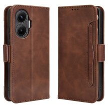 Чехол Deexe Wallet Stand для Xiaomi Poco F7 - Brown: фото 1 из 13