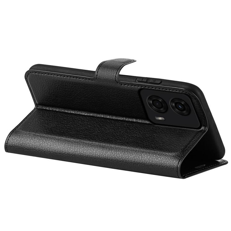 Чехол-книжка Deexe Book Type для Motorola Moto G24 / G04 / G04s / E14 - Black: фото 4 из 10