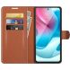 Чехол-книжка Deexe Book Type для Motorola Moto G60s - Brown (291407Z). Фото 5 из 8