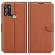Чехол-книжка Deexe Book Type для Motorola Moto G60s - Brown (291407Z). Фото 2 из 8