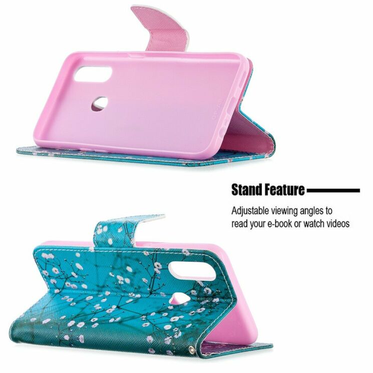 Чехол-книжка Deexe Color Wallet для OPPO A31 - Tree with Flowers: фото 5 из 9