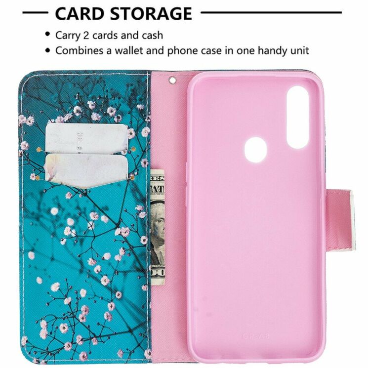 Чехол-книжка Deexe Color Wallet для OPPO A31 - Tree with Flowers: фото 6 из 9