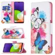 Чехол-книжка Deexe Color Wallet для Samsung Galaxy A22 (A225) / M22 (M225) - Two Butterflies (277569G)