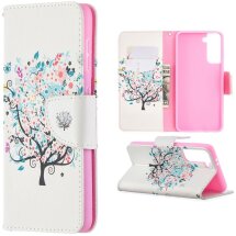 Чехол-книжка Deexe Color Wallet для Samsung Galaxy S21 (G991) - Tree: фото 1 из 9