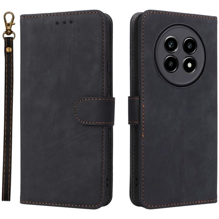 Чехол-книжка Deexe Delta Book для Realme 13 Plus - Black: фото 1 из 7