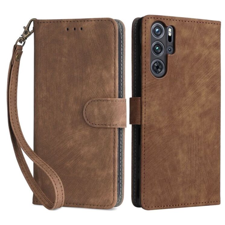 Чехол-книжка Deexe Delta Book для ZTE Nubia Red Magic 5G - Brown: фото 1 из 7