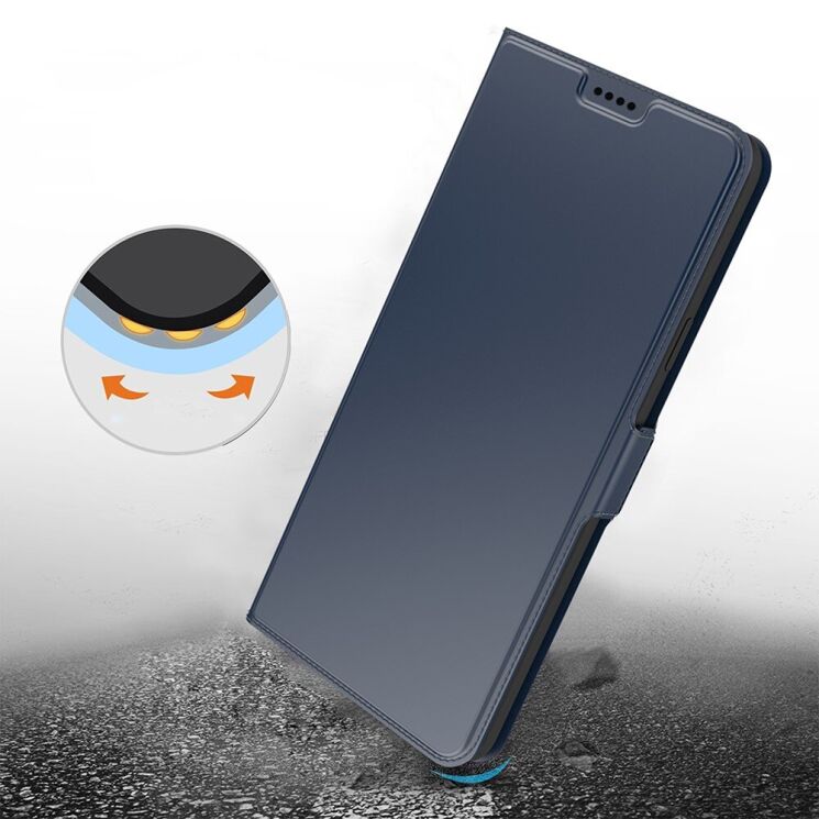 Чехол-книжка Deexe Faro Wallet для Motorola Edge 60 Pro - Black: фото 6 из 7