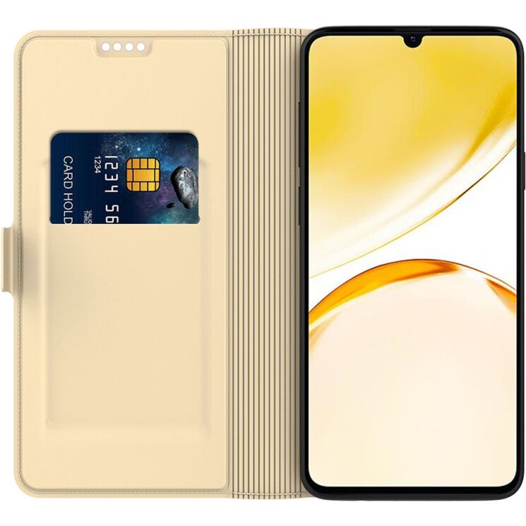 Чехол-книжка Deexe Faro Wallet для Xiaomi Redmi A7 Pro - Gold (409724F) Чехол-книжка Deexe Faro Wallet для Xiaomi Redmi A7 Pro - Gold: фото 2 из 7