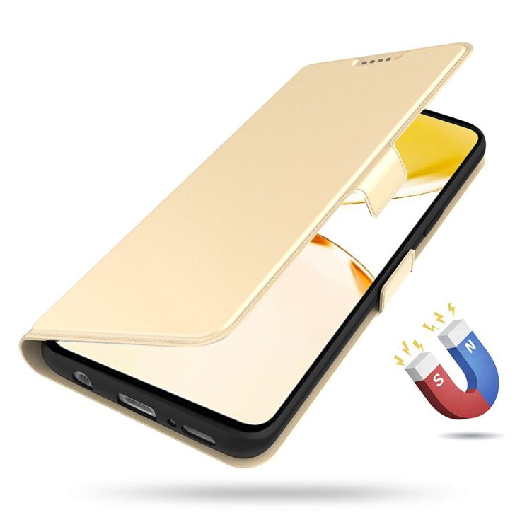 Чехол-книжка Deexe Faro Wallet для Xiaomi Redmi A7 Pro - Gold (409724F) Чехол-книжка Deexe Faro Wallet для Xiaomi Redmi A7 Pro - Gold: фото 4 из 7