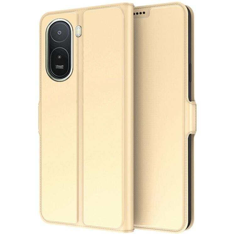 Чехол-книжка Deexe Faro Wallet для Xiaomi Redmi A7 Pro - Gold (409724F) Чехол-книжка Deexe Faro Wallet для Xiaomi Redmi A7 Pro - Gold: фото 1 из 7