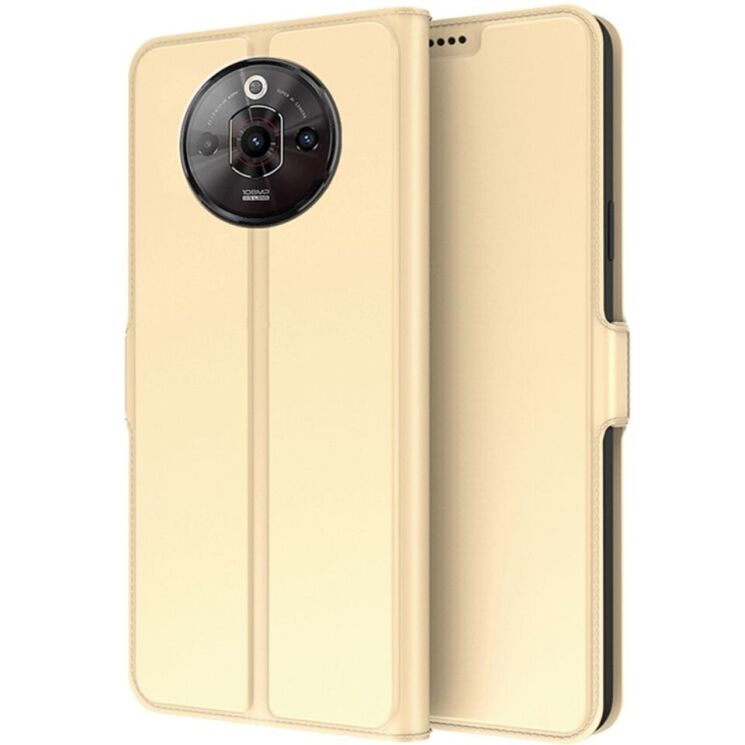 Чехол-книжка Deexe Faro Wallet для ZTE Nubia Focus Pro - Gold: фото 1 из 7