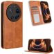 Чехол-книжка Deexe Retro Style для Xiaomi 17 Ultra - Brown (407514Z). Фото 2 из 20