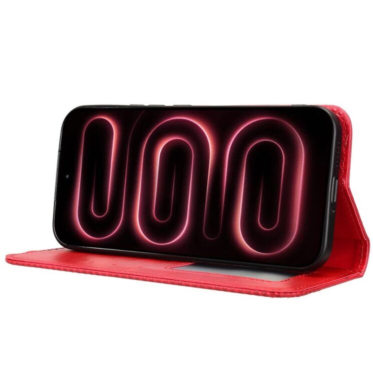 Чехол-книжка Deexe Retro Style для Xiaomi Poco F9 Pro - Red: фото 7 из 19