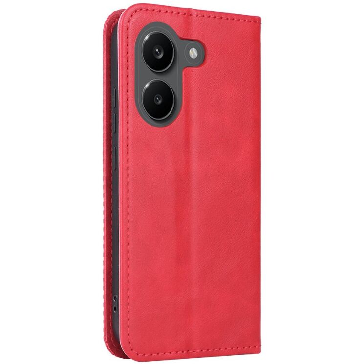 Чохол-книжка Deexe Retro Style для Xiaomi Poco X8 Pro - Red: фото 8 з 20