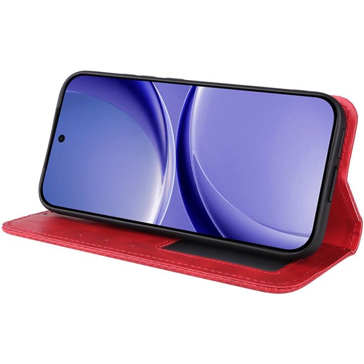 Чохол-книжка Deexe Retro Style для Xiaomi Poco X8 Pro - Red: фото 7 з 20