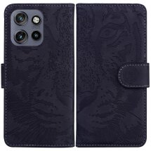 Чехол-книжка Deexe Tiger для Motorola Edge 50 Neo - Black: фото 1 из 7