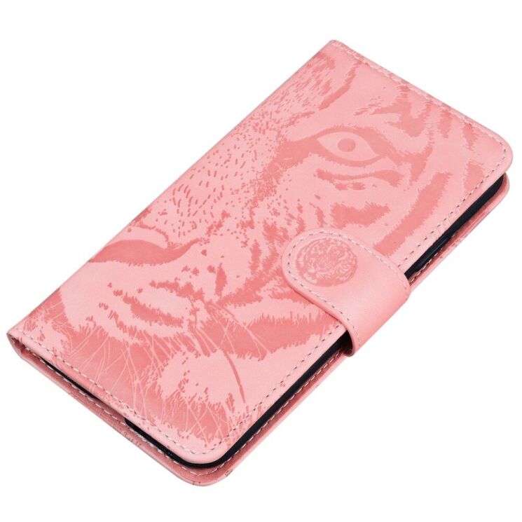 Чехол-книжка Deexe Tiger для Motorola Moto G32 - Pink: фото 3 из 7