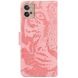 Чехол-книжка Deexe Tiger для Motorola Moto G32 - Pink (304444P). Фото 6 из 7