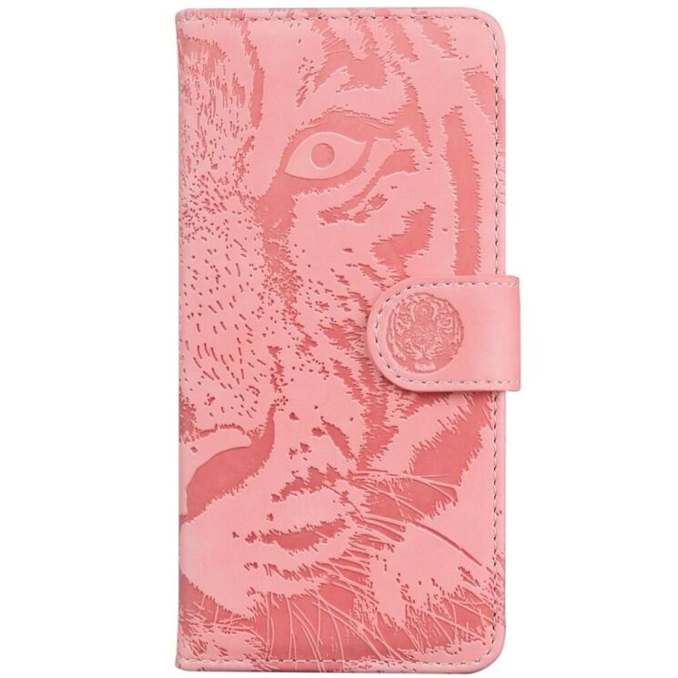 Чехол-книжка Deexe Tiger для Motorola Moto G32 - Pink: фото 5 из 7