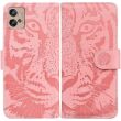 Чехол-книжка Deexe Tiger для Motorola Moto G32 - Pink (304444P)