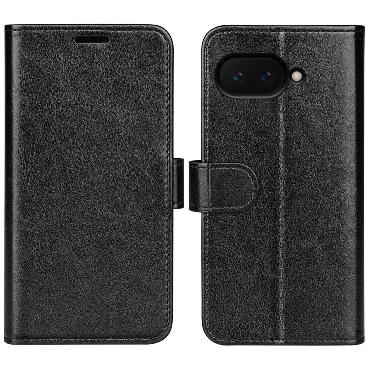 Чехол-книжка Deexe Wallet Style для Google Pixel 9a - Black: фото 1 из 9