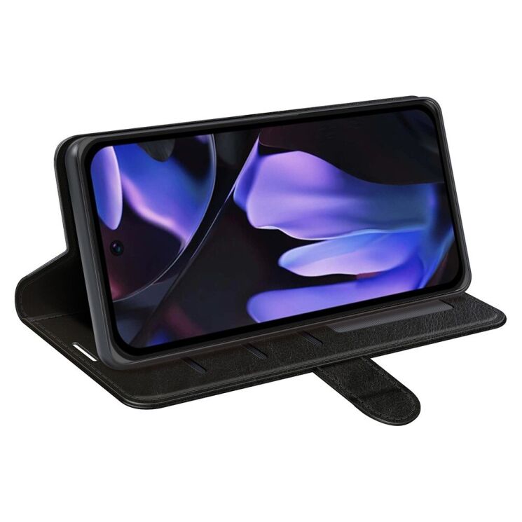 Чехол-книжка Deexe Wallet Style для Google Pixel 9a - Black: фото 3 из 9