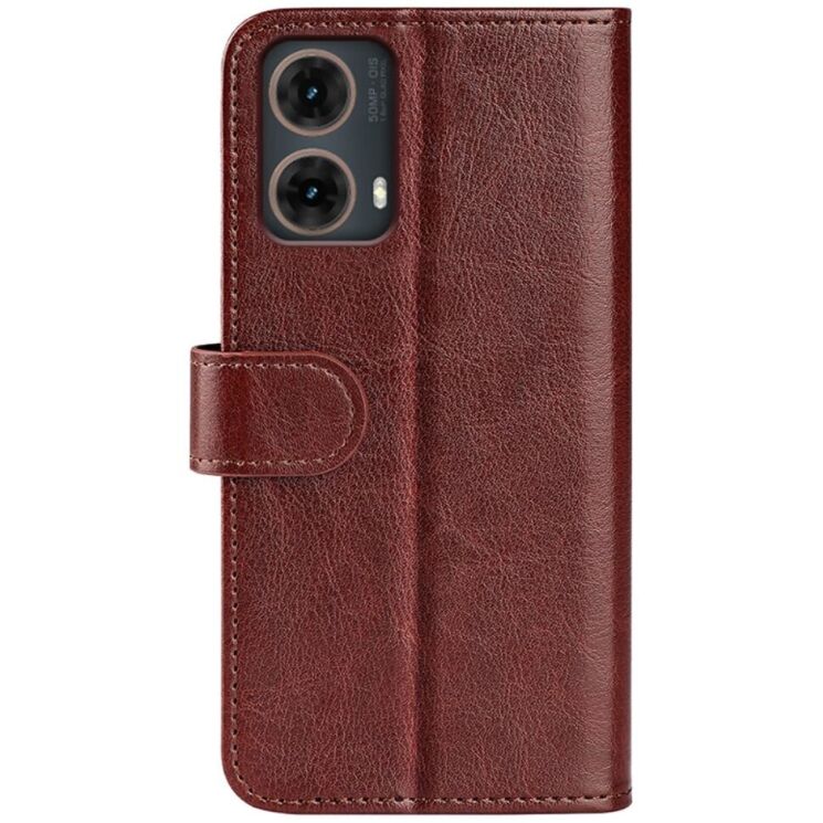Чехол-книжка Deexe Wallet Style для Motorola Moto G85 - Brown: фото 5 из 6