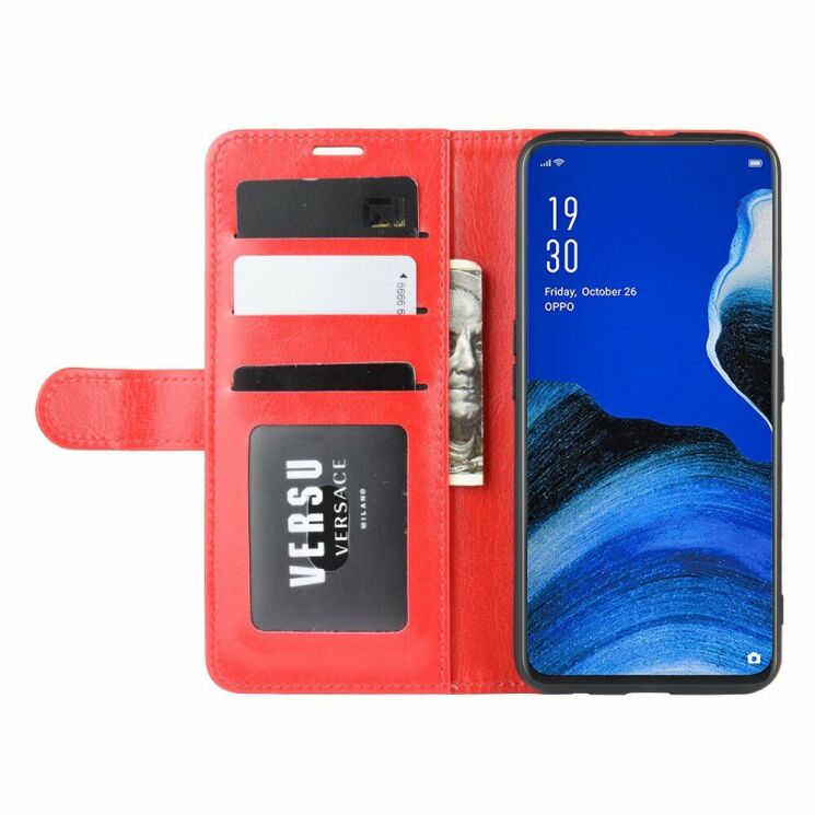 Чехол-книжка Deexe Wallet Style для OPPO Reno 2Z - Red: фото 6 из 8