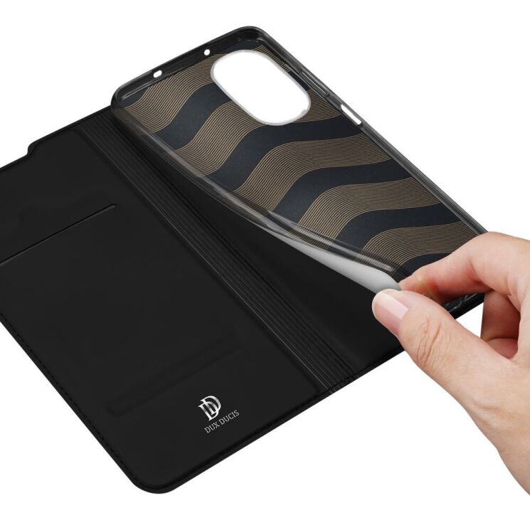 Чохол-книжка DUX DUCIS Skin Pro для Motorola Moto G52 / G82 - Black: фото 6 з 12